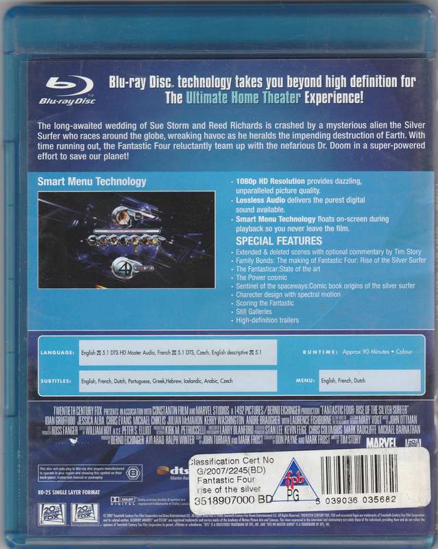 Fantastic 4 Rise of the Silver Surfer
