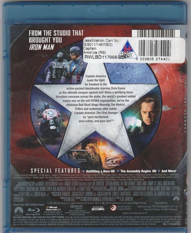 Captain America The first Avenger