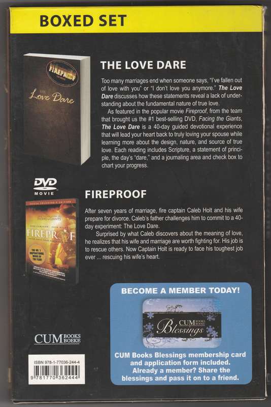 Fireproof/ The Love Dare box set