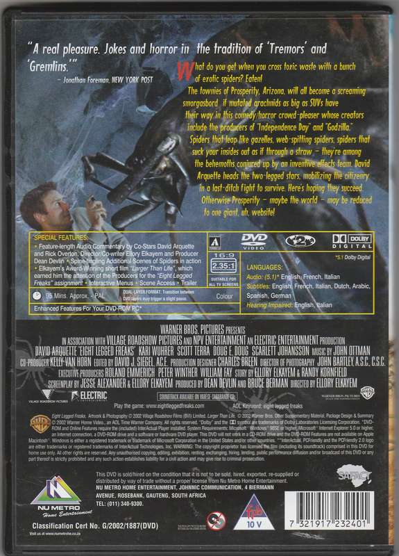 Eight legged Freaks
