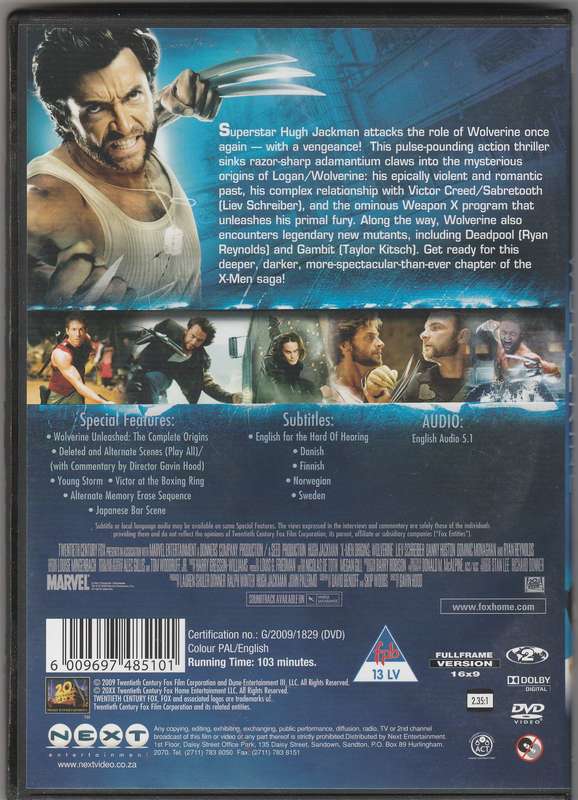 X-men Origins Wolverine