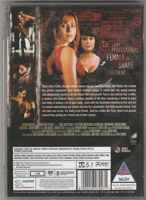 Single White Female 2 The Psycho