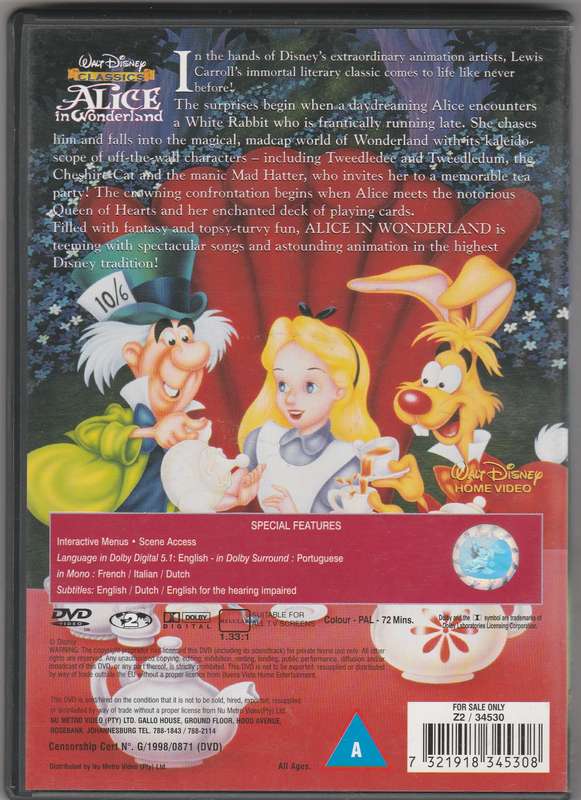 Alice In Wonderland