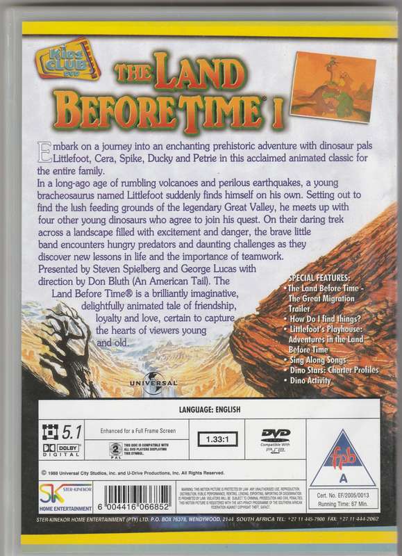 The land Before time