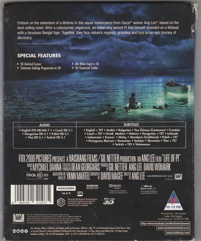 Life of PI 3D