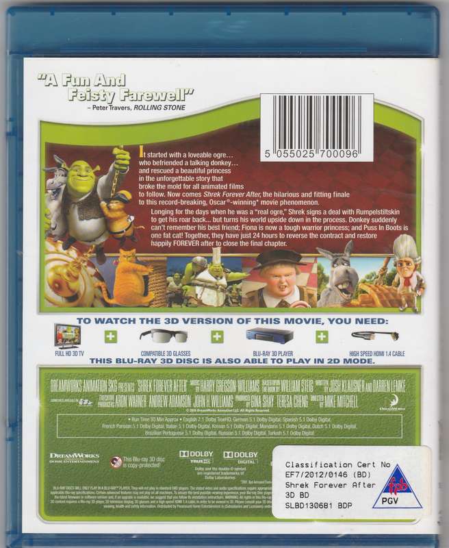 Shrek forever after 3D