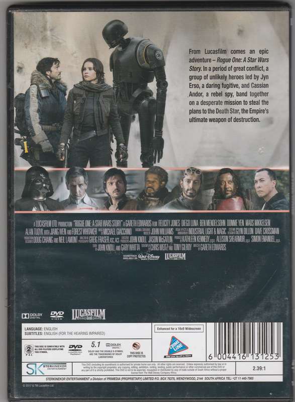 Rogue one: A Star Wars Story