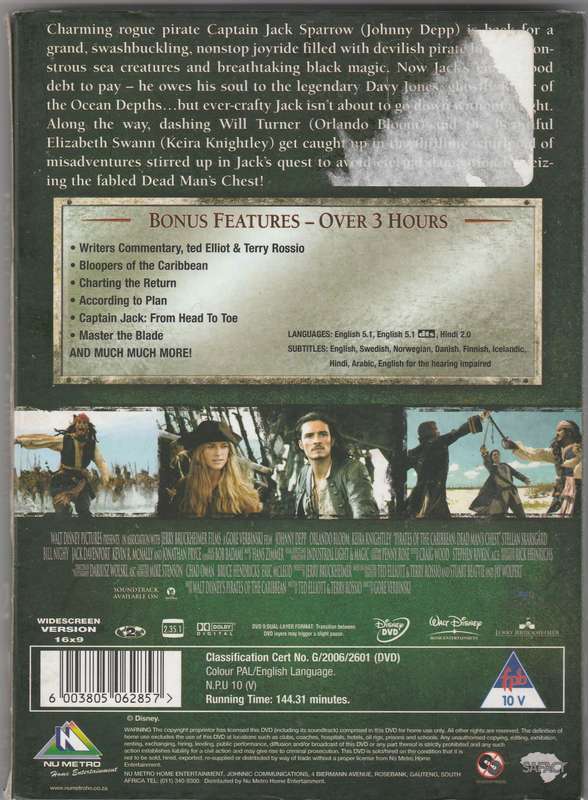Pirates of the Caribbean: Dead man's chest