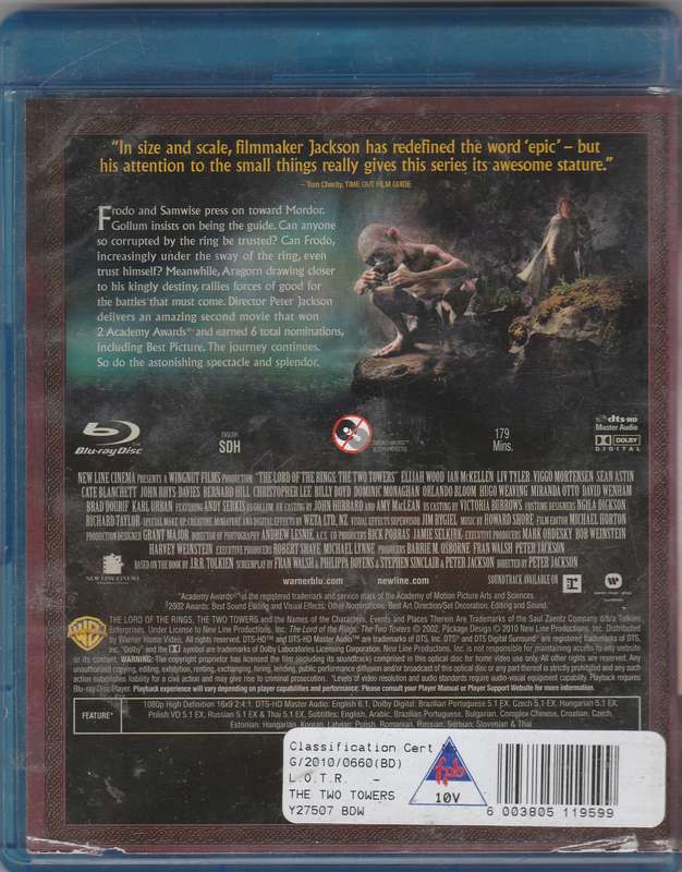 Lord of the Rings: The two towers