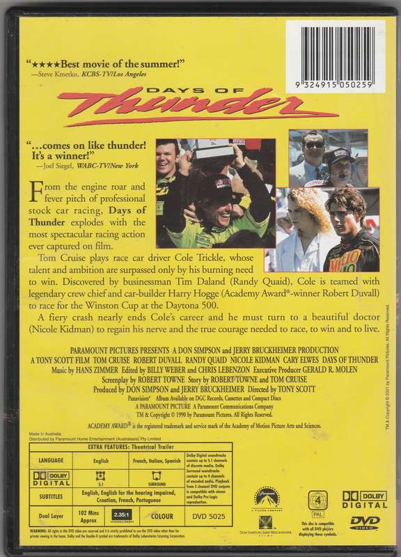 Days of Thunder