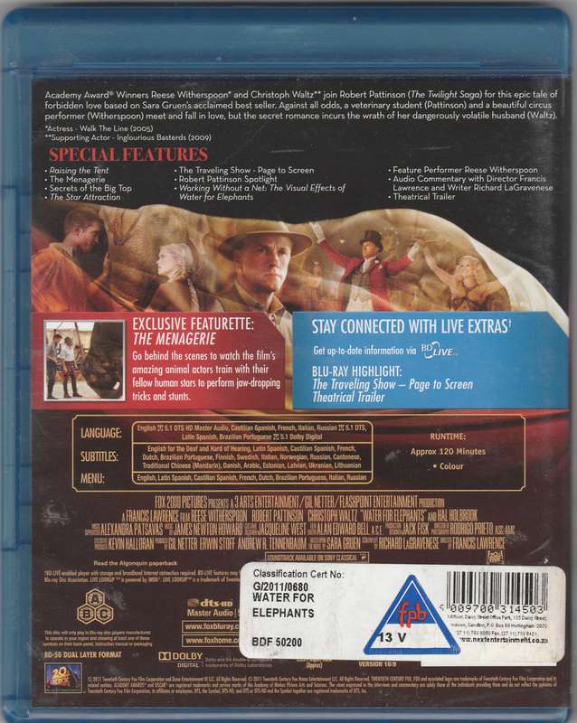 Water For Elephants