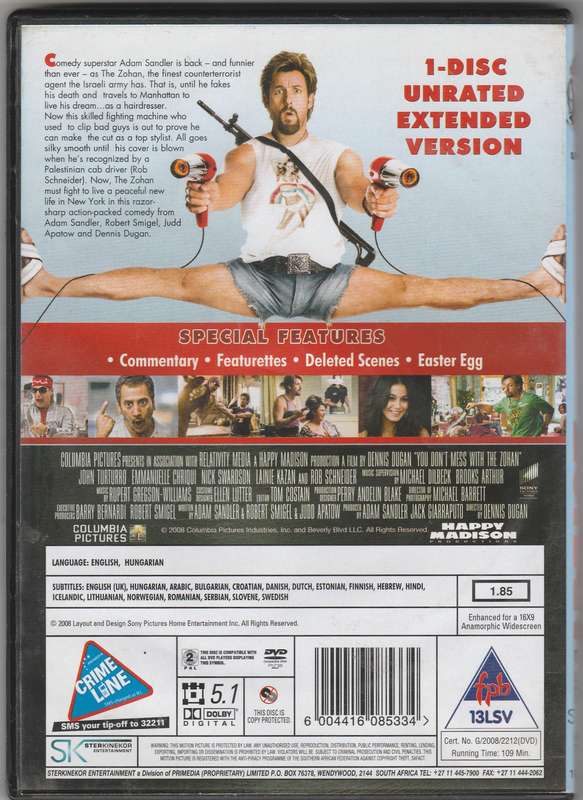 You don't mess with the Zohan