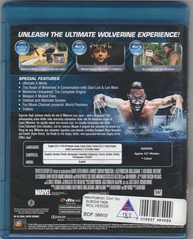X-men Origins: Wolverine