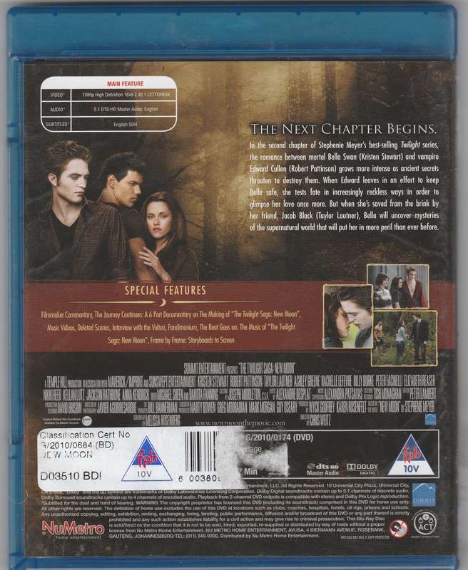 The Twilight saga: New Moon