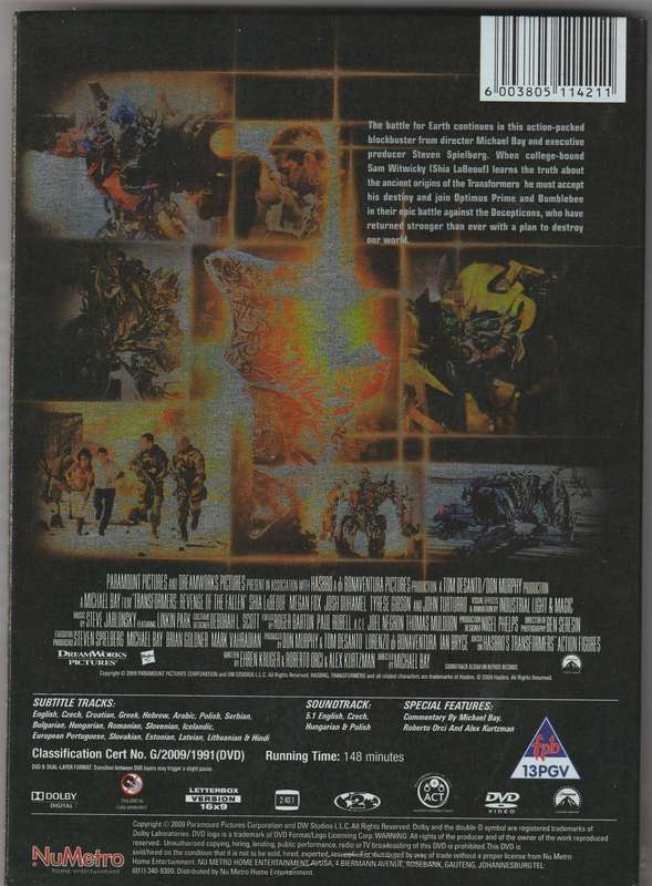 Transformers Revenge of the Fallen