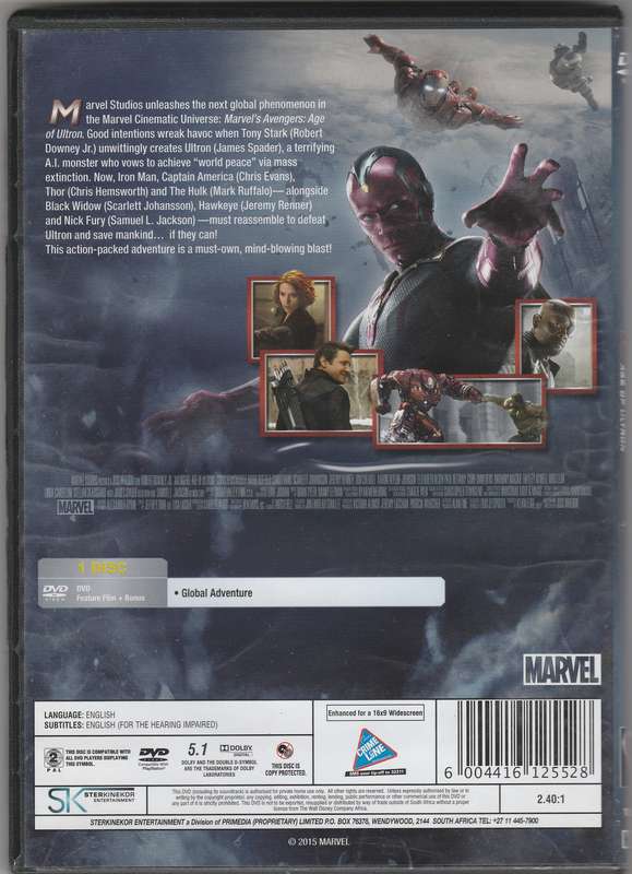 Avengers age of Ultron
