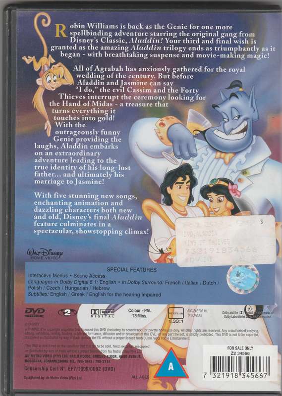 Aladdin and the King of Thieves