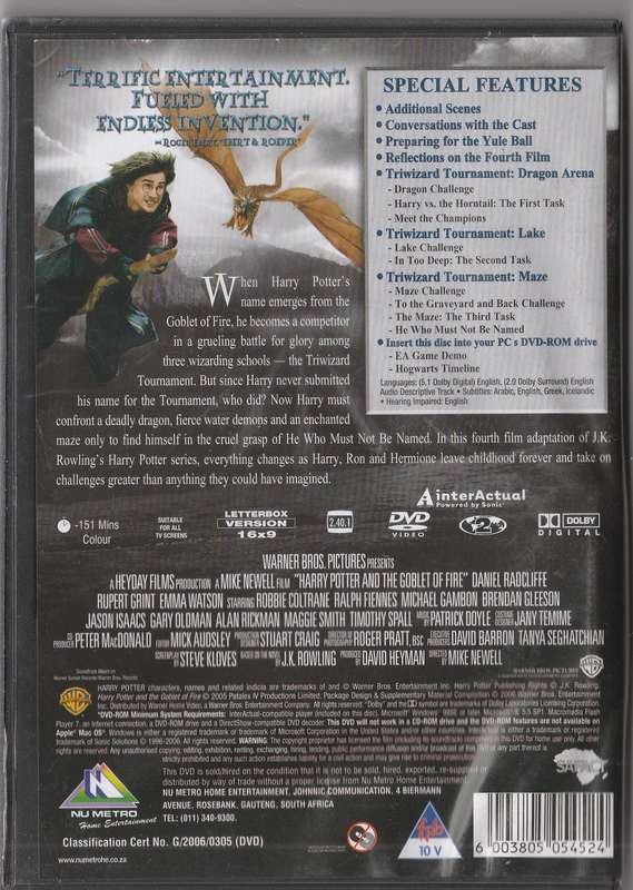Harry Potter and the Goblet of fire