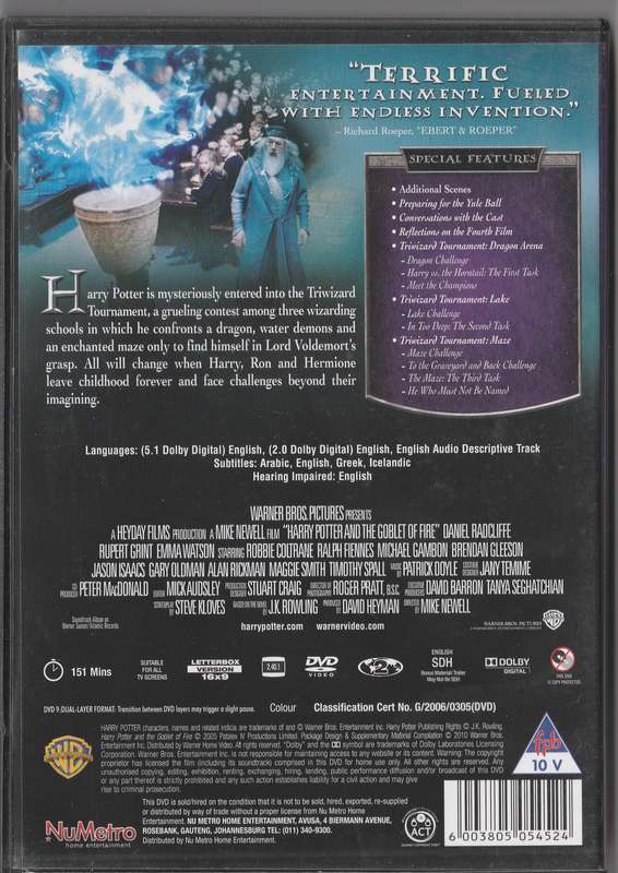 Harry Potter and the Goblet of fire