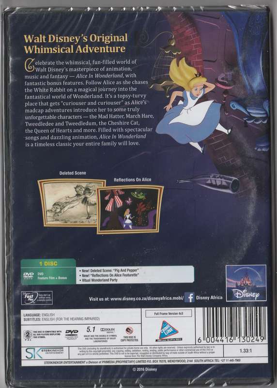 Alice in Wonderland ( New and sealed)