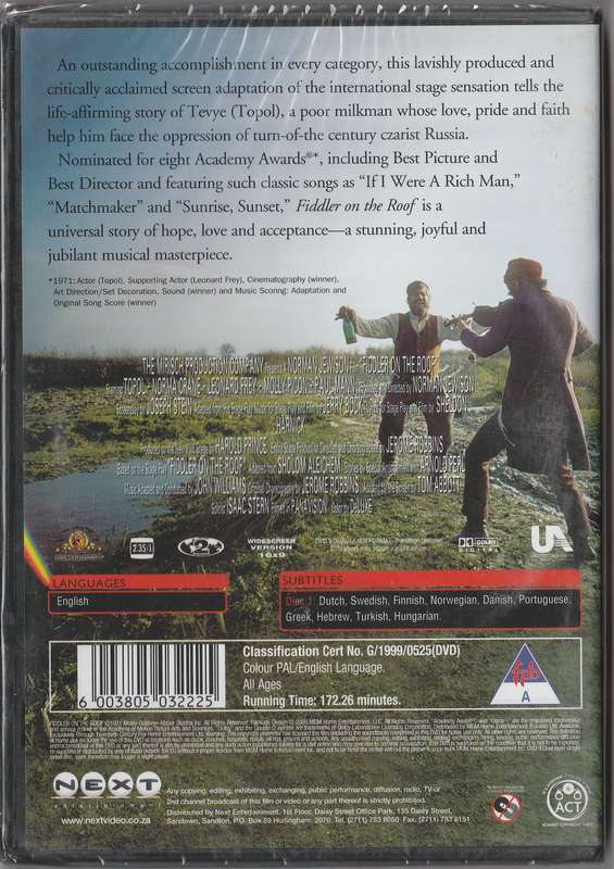 Fiddler on the Roof ( New and sealed)