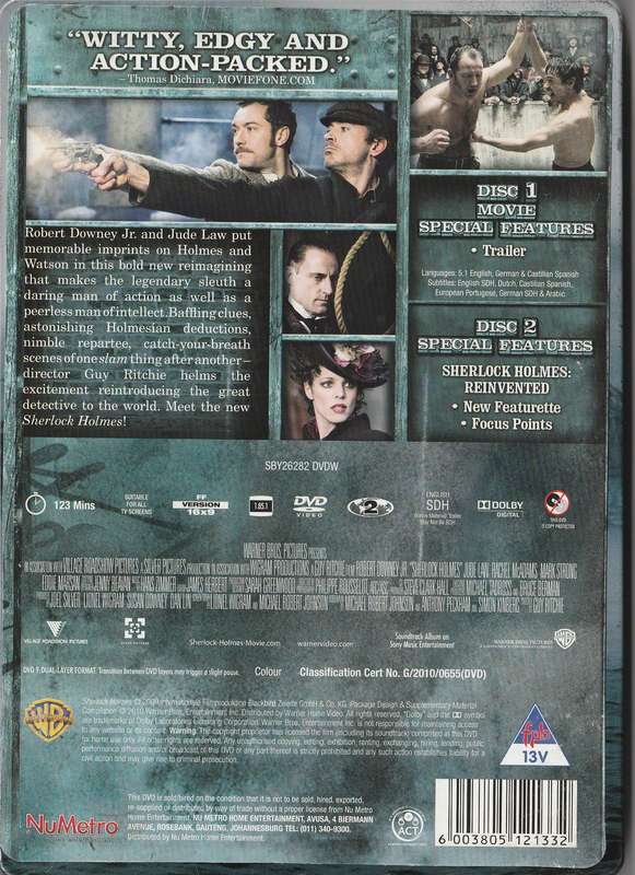 Sherlock Holmes  steel book