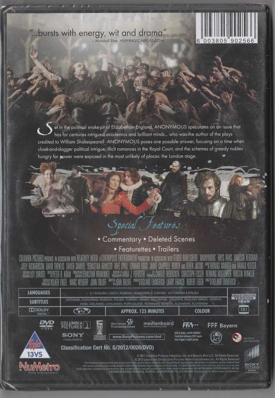 Anonymous ( New and sealed)