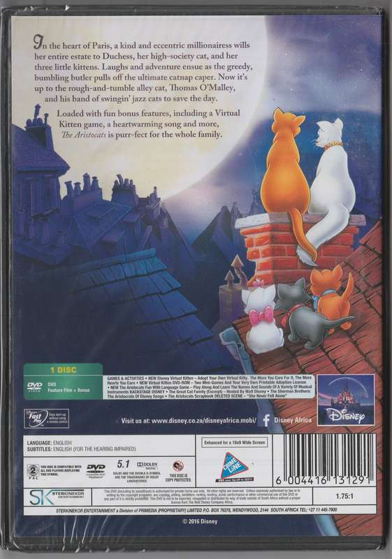 The Aristocats ( New and sealed)