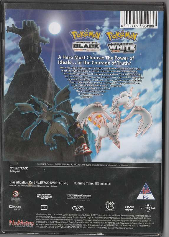 Pokemon Black & White 2 Movie pack