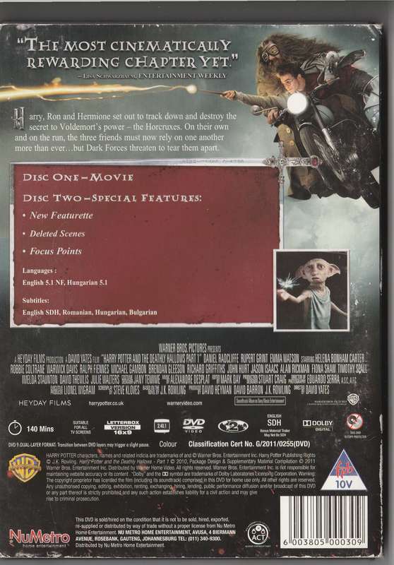 Harry Potter and the Deathly Hallows part 1