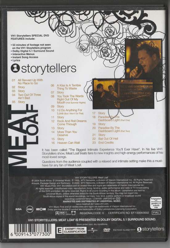 Meat loaf Storytellers