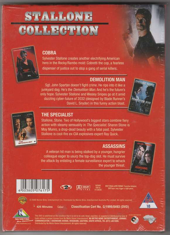 Stallone Collection ( New and sealed)