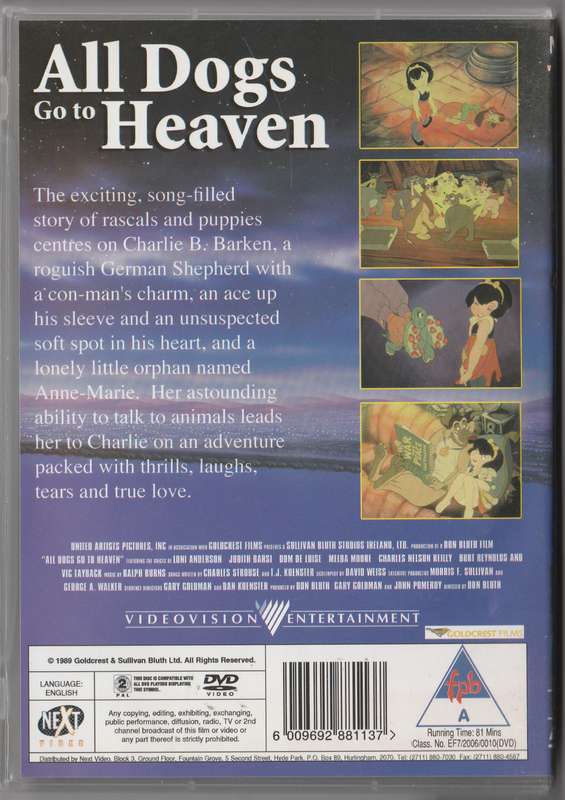 All Dogs go to Heaven