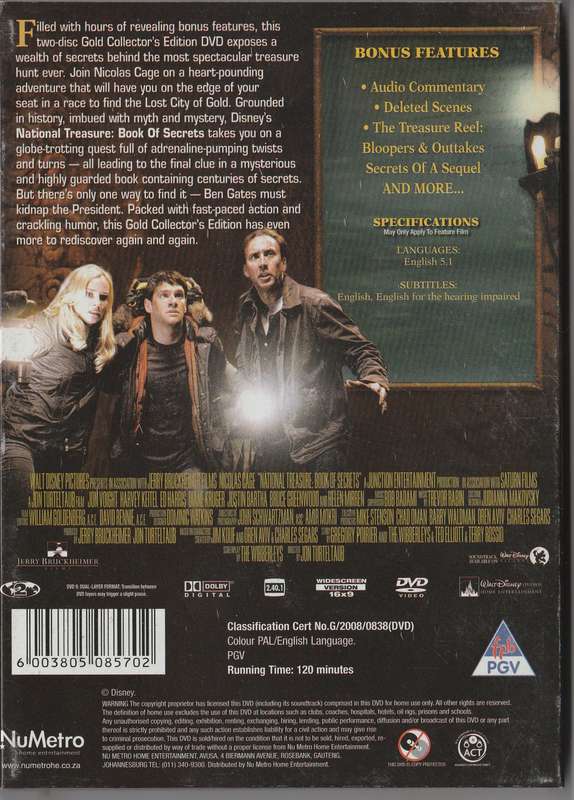 National Treasure 2: Book of Secrets