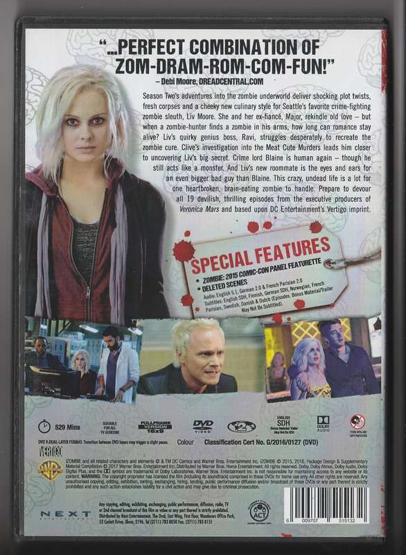 iZombie The Complete second Season