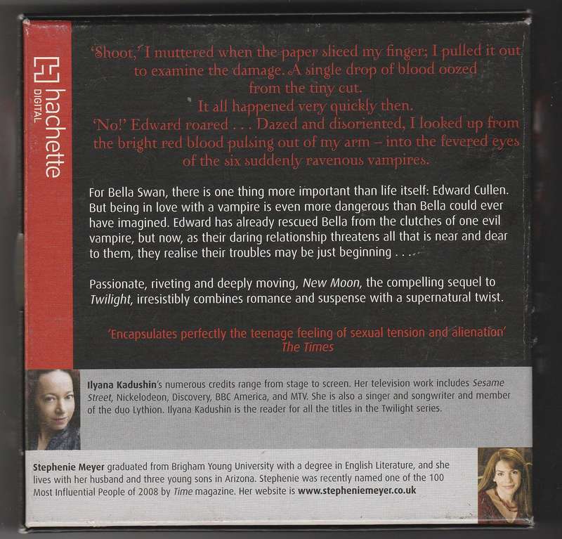 New Moon by Stephenie Meyer Audio Book