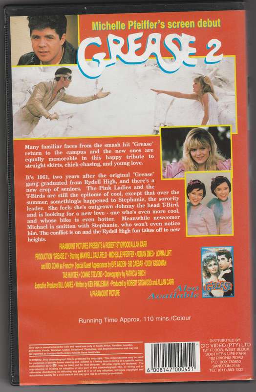 Grease 2 (VHS)