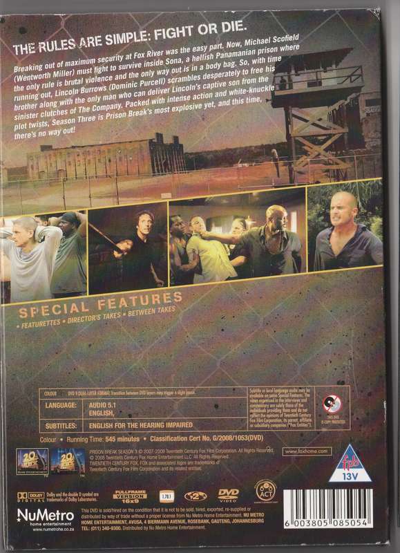 Prison Break season three