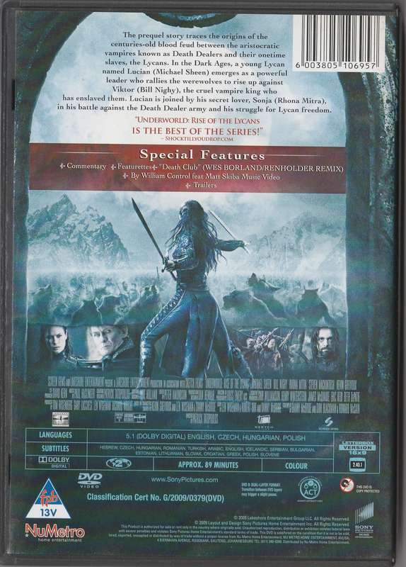 Underworld Rise of the Lycans