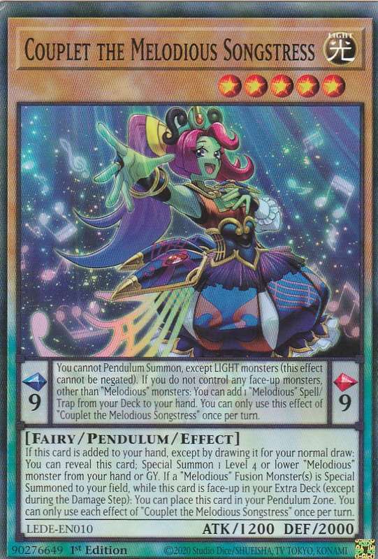 Yu-Gi-Oh! Legacy of destruction Couplet the Melodious Songstress