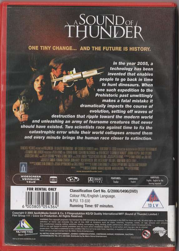 a Sound of Thunder