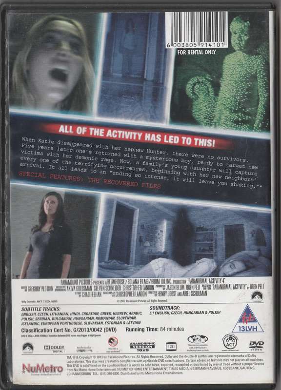 Paranormal Activity 4