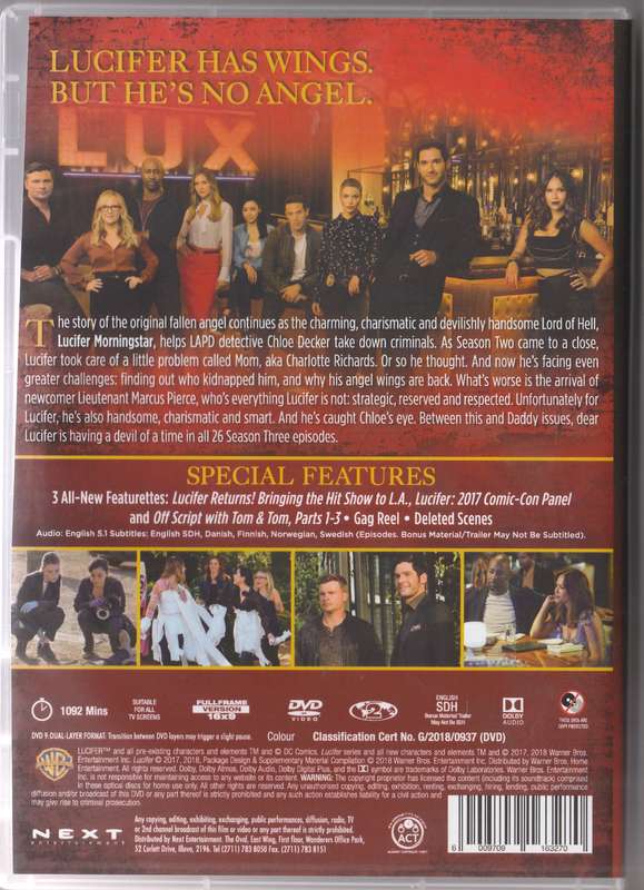 lucifer The Complete Third season