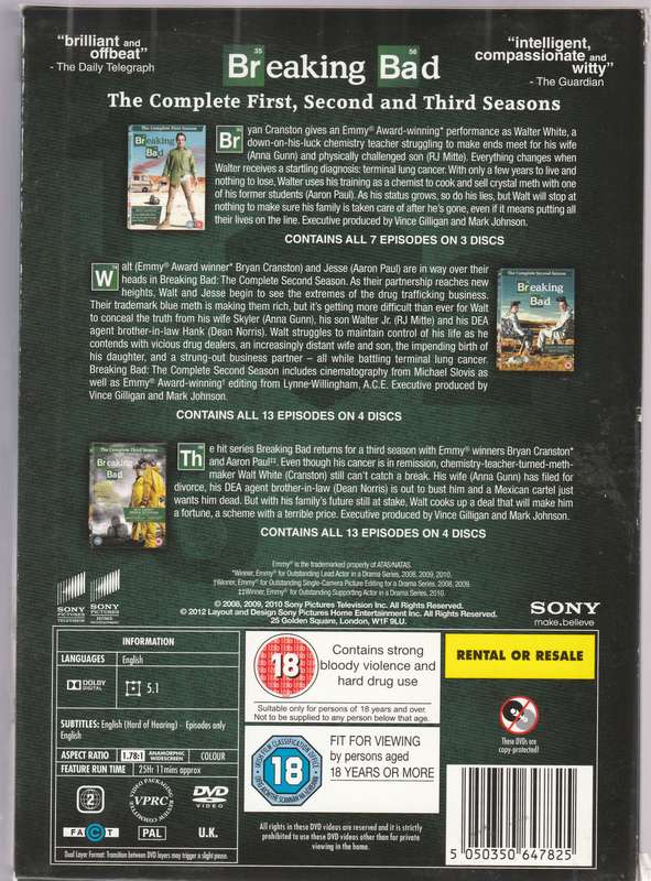 Breaking Bad The Complete seasons 1-3