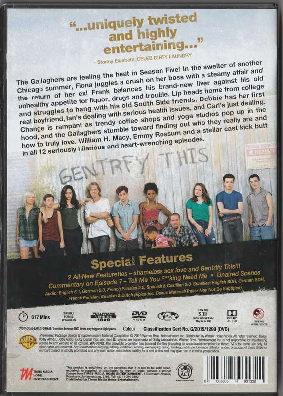 Shameless The Complete Fifth season