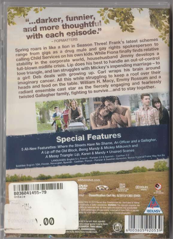 Shameless The Complete Third season