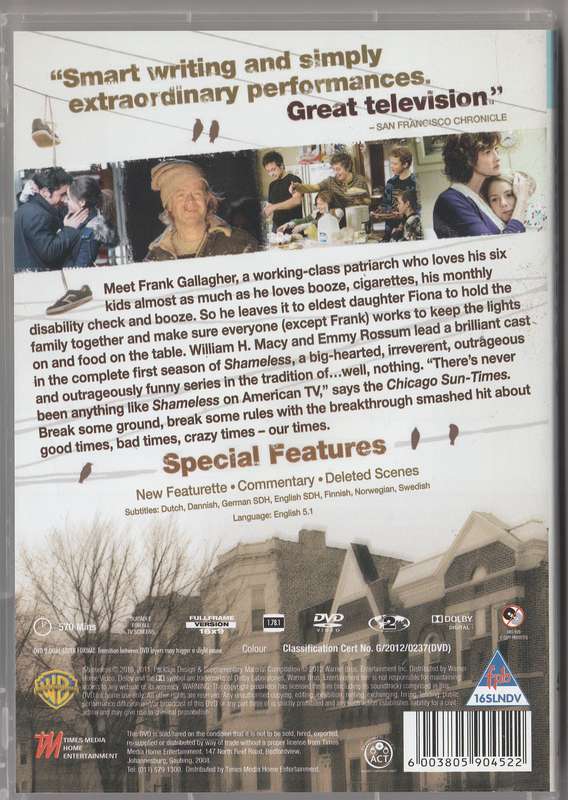 Shameless The Complete first season