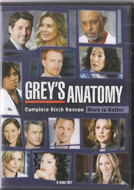 Grey's Anatomy The Complete Sixth season