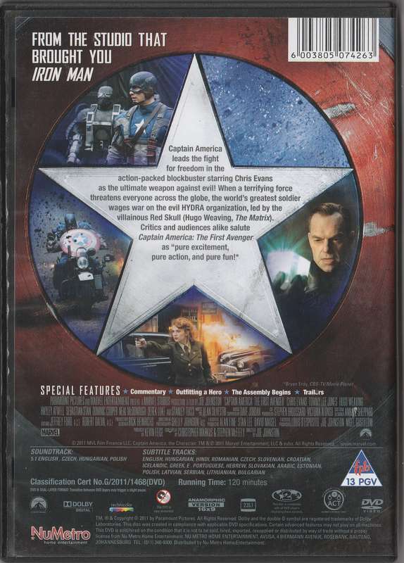 Captain America: The First  Avenger