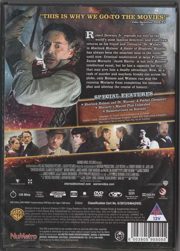 Sherlock Holmes: A Game of Shadows